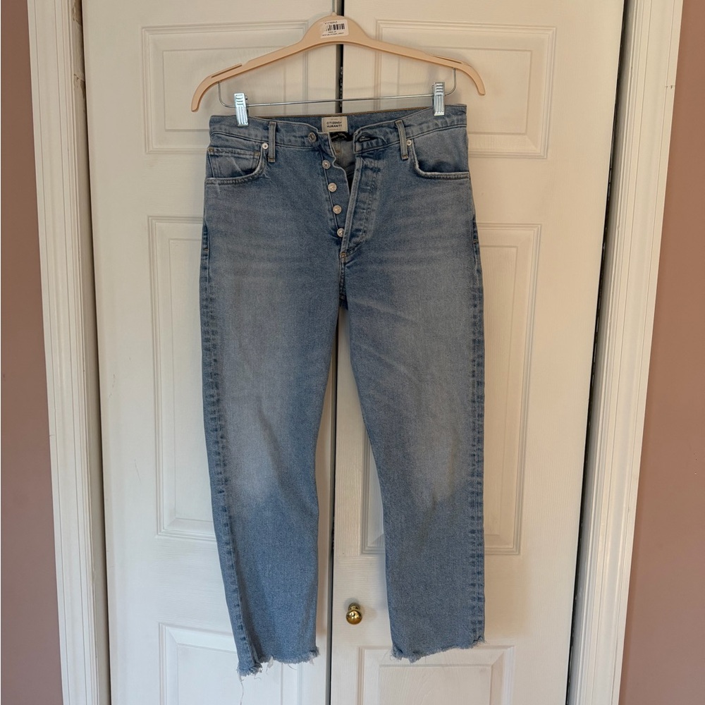 Citizens of Humanity Women's Charlotte High Rise Straight Crop Jeans Size 29